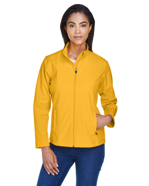 Team 365 TT80W Ladies' Leader Soft Shell Jacket | Sport Athletic Gold