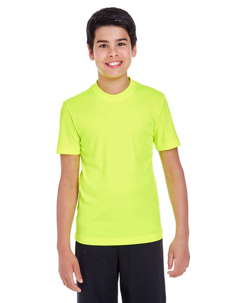 Team 365 TT11Y Youth Zone Performance Tee | Safety Yellow