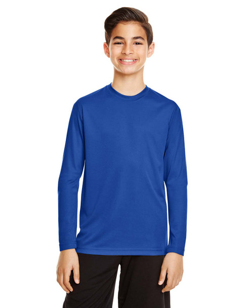 Team365 TT11YL Youth Zone Performance Long Sleeve T-shirt | Sport Royal