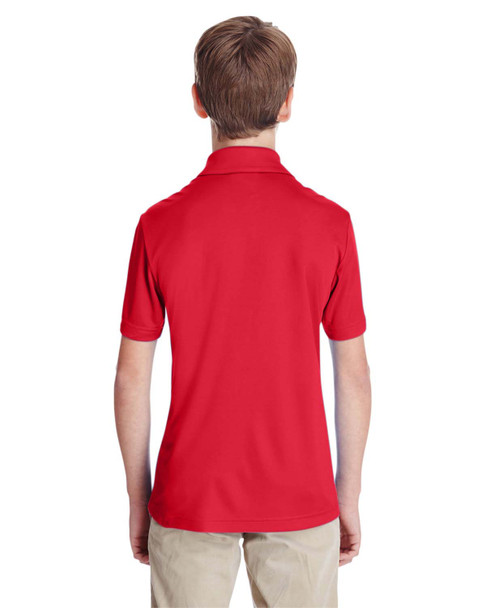 Team 365 TT51Y Youth Performance Polo Shirt | Sport Red