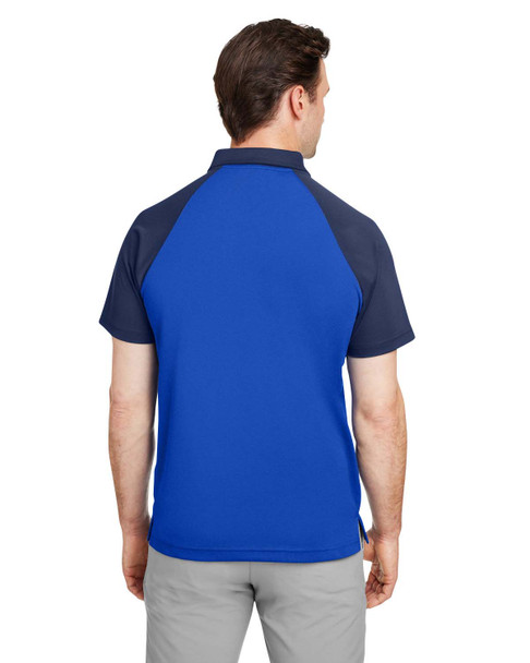 Team 365 TT21C Men's Command Snag-Protection Colorblock Polo Shirt | Sport Royal/ Sport Dark Navy