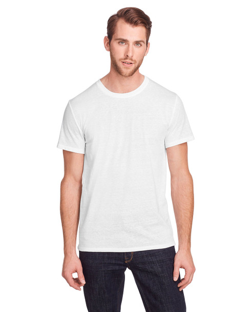 Threadfast 102A Unisex Triblend Short-Sleeve T-Shirt | Solid White Triblend