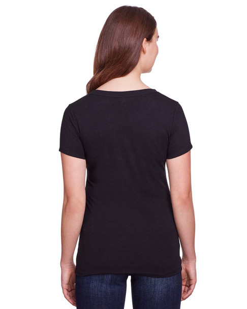 Threadfast 202A Ladies' Triblend T-Shirt | Solid Black Triblend