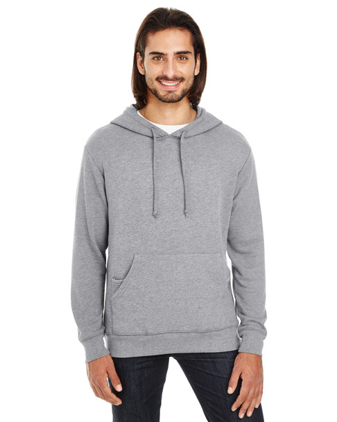 Threadfast 321H Unisex Triblend French Terry Hoodie | Charcoal Heather