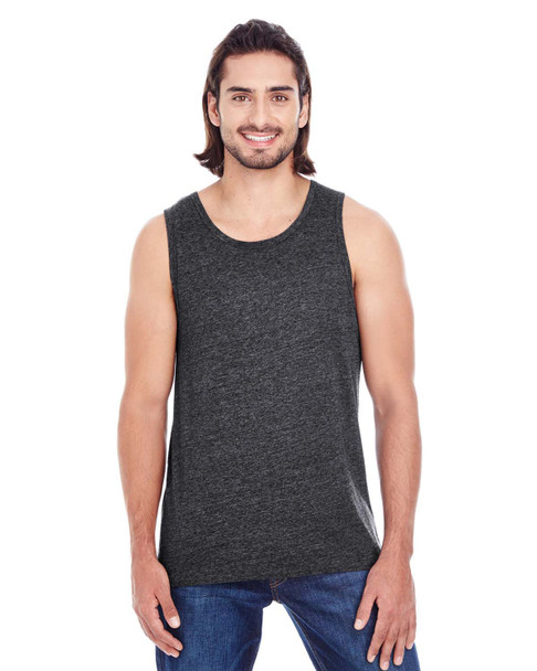 Threadfast 102C Unisex Triblend Tank Top | Black Triblend