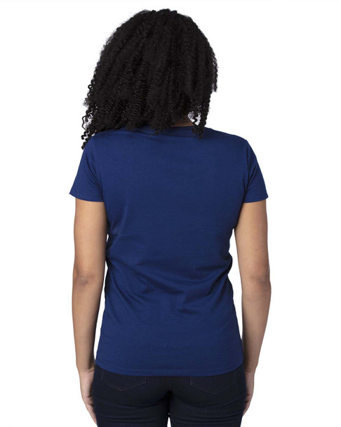 Threadfast 200RV Ladies' Ultimate Short-Sleeve V-Neck T-Shirt | Navy