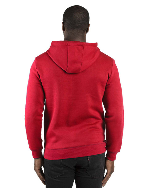 Threadfast 320H Unisex Ultimate Fleece Pullover Hooded Sweatshirt | Red