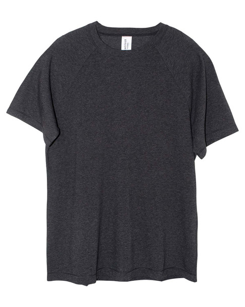 Threadfast 382R Unisex Impact Raglan T-Shirt | Black