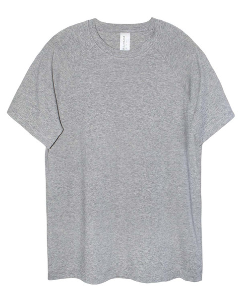 Threadfast 382R Unisex Impact Raglan T-Shirt | Heather Grey