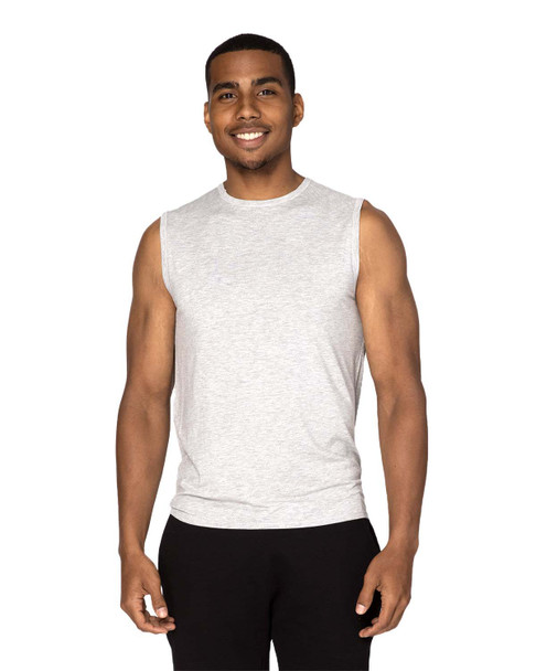 Threadfast 382T Unisex Impact Tank Top | Heather Grey