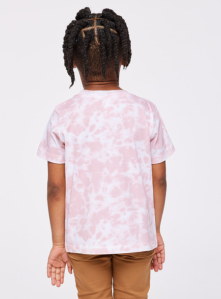 Rabbit Skins 3321 Toddler Fine Jersey T-Shirt | Rose Tie Dye