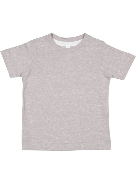 Rabbit Skins 3391 Toddler Harborside Melange Jersey T-Shirt | Grey Melange