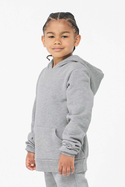 Plain Pullover Hooded Sweatshirt (Athletic Heather)