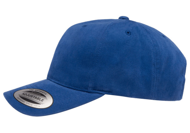 Yupoong 6363V Adult Brushed Cotton Twill Mid-Profile Cap | Royal