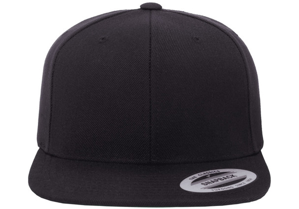 6089M Yupoong 6-Panel Classic Snapback | Black