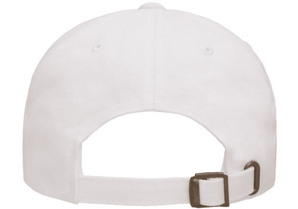 6245CM Yupoong Adult Low-Profile Cotton Twill Dad Cap | White