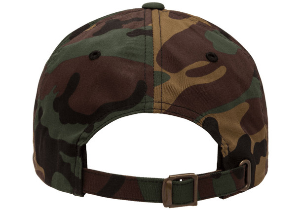 6245CM Yupoong Adult Low-Profile Cotton Twill Dad Cap | Green Camo