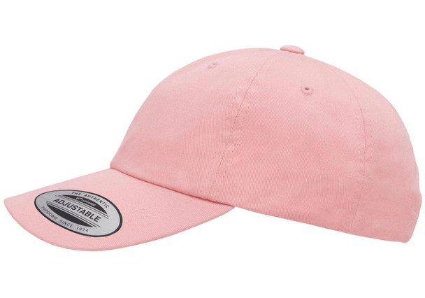 6245CM Yupoong Adult Low-Profile Cotton Twill Dad Cap | Pink
