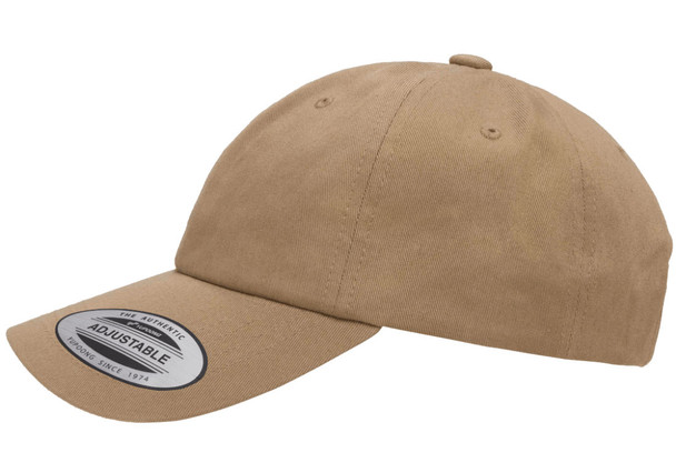 Kayak Hair Don't Care Embroidered Low Profile Cotton Cap, Khaki / One Size