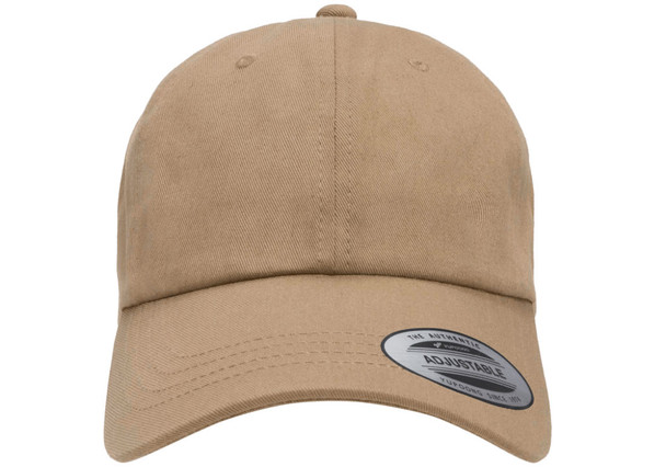 Khaki6245CM Yupoong Adult Low-Profile Cotton Twill Dad Cap |