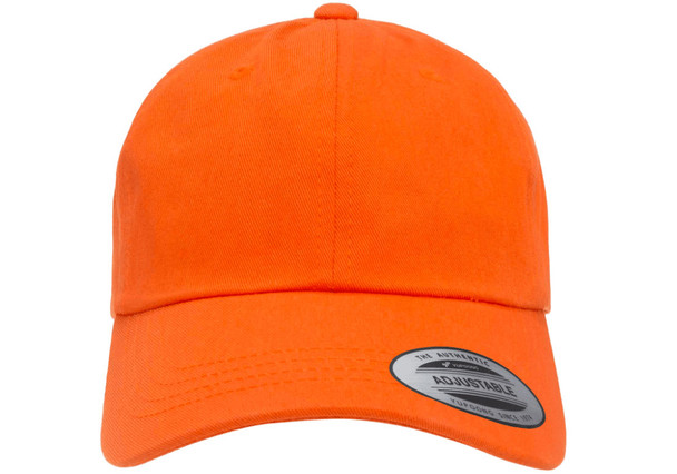 6245CM Yupoong Adult Low-Profile Cotton Twill Dad Cap | Orange