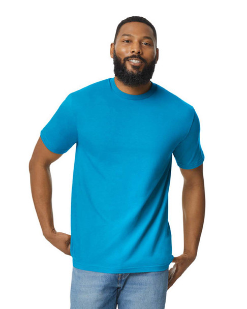 Gildan G650 Unisex Softstyle Midweight T-Shirt | Sapphire