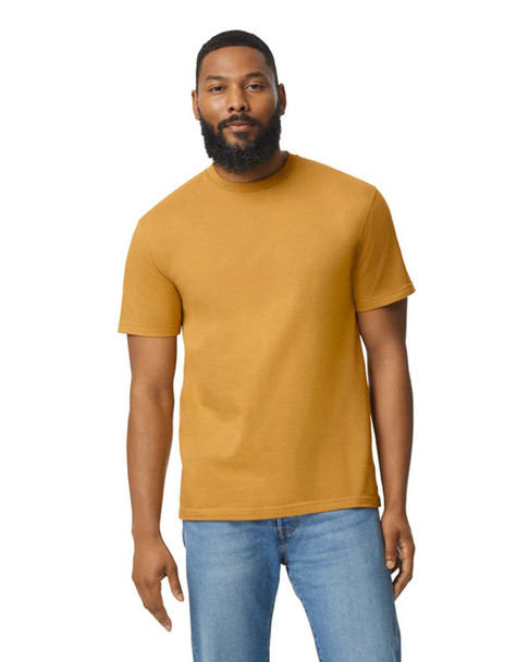 Gildan G650 Unisex Softstyle Midweight T-Shirt | Mustard