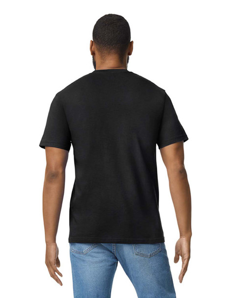 Gildan G650 Unisex Softstyle Midweight T-Shirt | Pitch Black