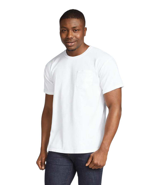 Comfort Colors 6030CC Adult Heavyweight RS Pocket T-Shirt | White