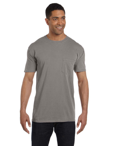 Comfort Colors 6030CC Adult Heavyweight RS Pocket T-Shirt | Granite