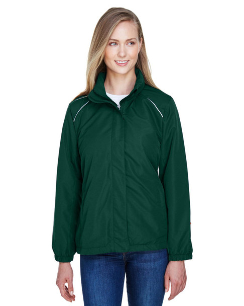 Core365 78224 Ladies' Profile Fleece-Lined All-Season Jacket | Forest