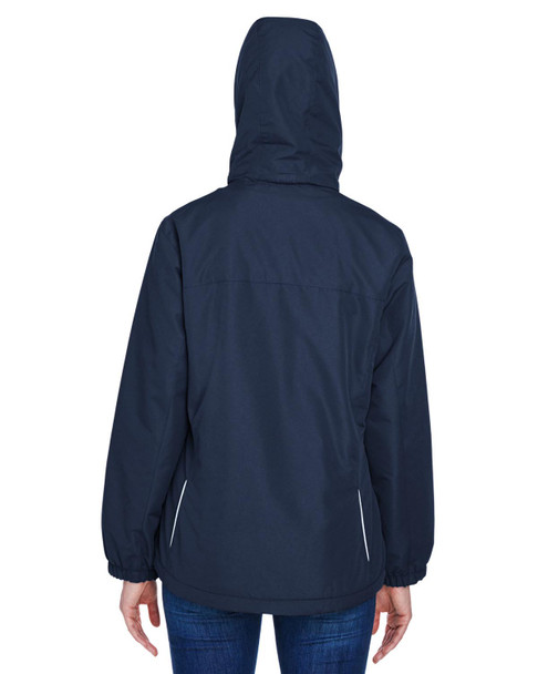 Core365 78224 Ladies' Profile Fleece-Lined All-Season Jacket | Classic Navy