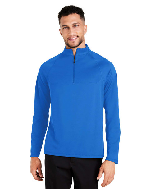 North End NE410 Men's Revive coolcore® Quarter-Zip Sweatshirt | Light Nautical Blue