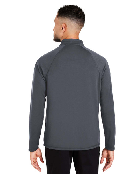 North End NE410 Men's Revive coolcore® Quarter-Zip Sweatshirt | Carbon