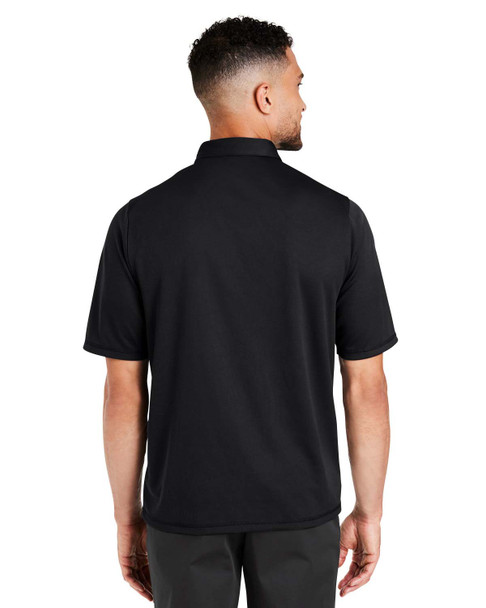 North End NE110 Men's Revive coolcore® Polo Shirt | Black