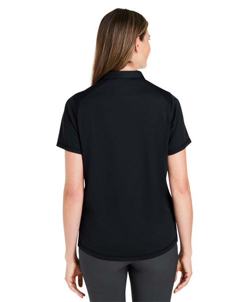 North End NE110W Ladies' Revive coolcore® Polo Shirt | Black