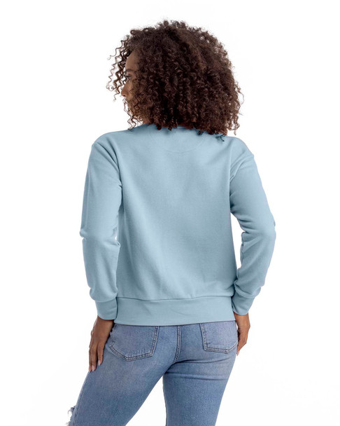 Next Level Apparel 9084 Ladies' Laguna Sueded Sweatshirt | Stonewash Denim