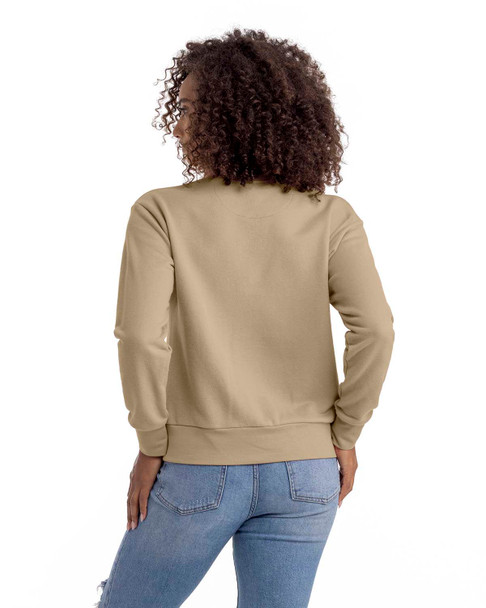 Next Level Apparel 9084 Ladies' Laguna Sueded Sweatshirt | Tan