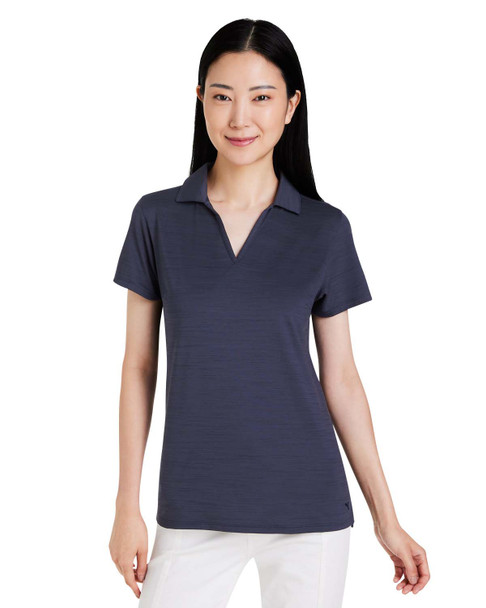 Puma Golf 532991 Ladies' Cloudspun Coast Polo Shirt | Navy Blazer Heather