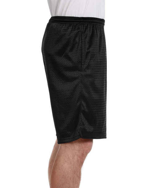 Champion 81622 Adult 3.7 oz. Mesh Short with Pockets | Black