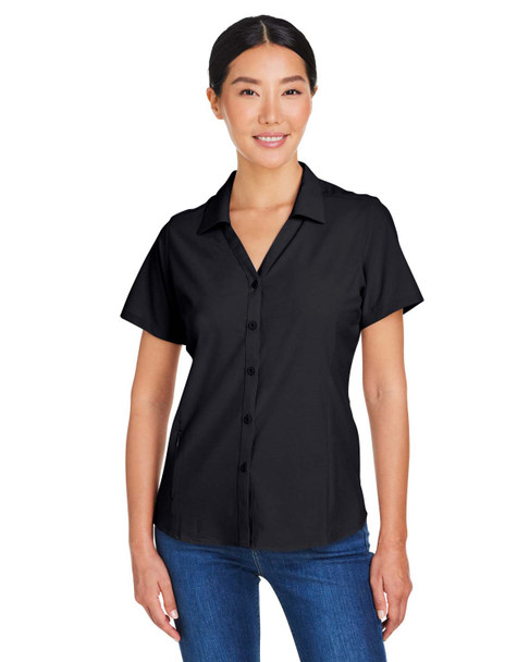 Core365 CE510W Ladies' Ultra Uvp® Marina Shirt | Black