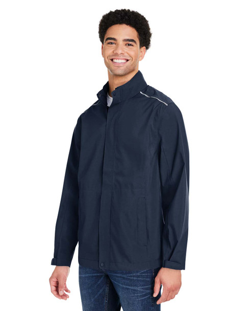 Core365 CE712 Men's Barrier Rain Jacket | Classic Navy