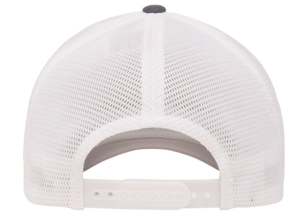 Flexfit 110MT 110® Adult Adjustable Mesh Cap | Navy/White