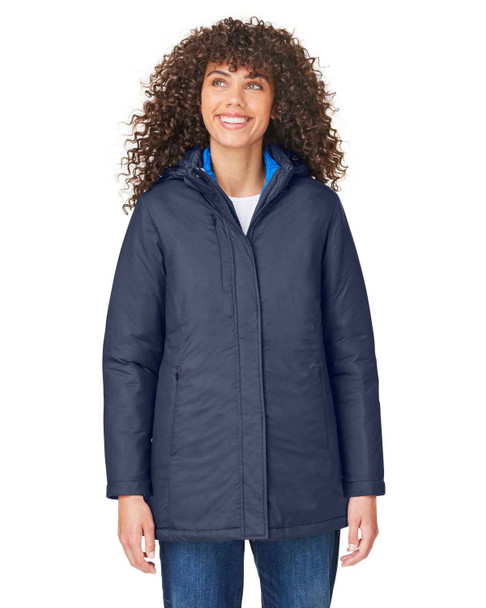 Core365 CE725W Ladies' Inspire 3-in-1 Jacket with Insulated Liner | Classic Navy/True Royal