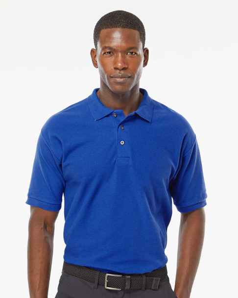 7002 M&O Combed Ring Spun Pique Polo Shirt | Royal