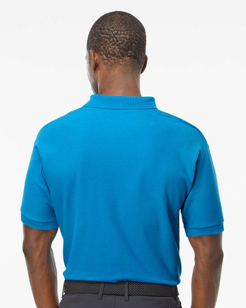 7002 M&O Combed Ring Spun Pique Polo Shirt | Turquoise