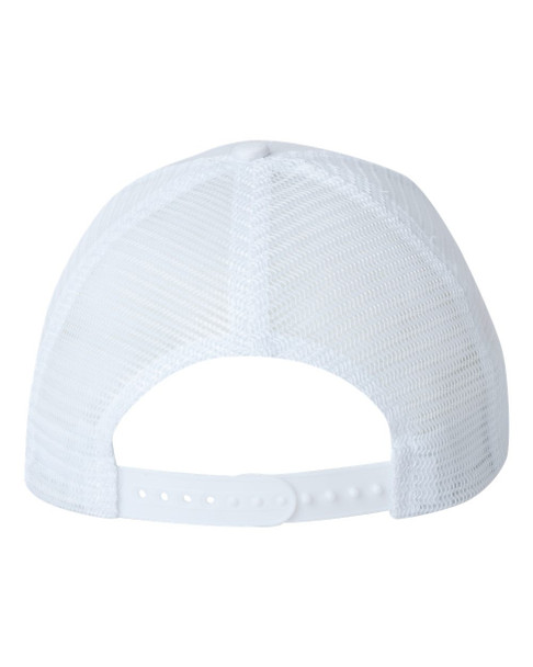 Valucap VC400 Mesh-Back Trucker Cap | White