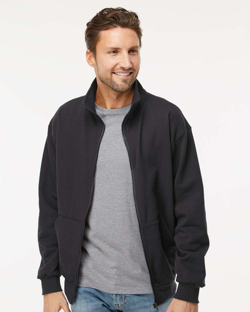 King Athletics KF9016 Full Zip Sweatshirt | Black