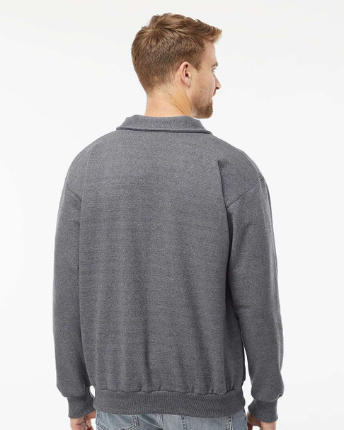 King Athletics KF9016 Full Zip Sweatshirt | Charcoal Mix