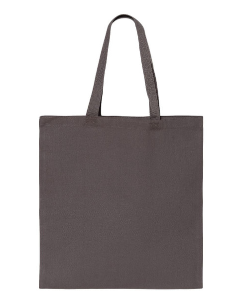 Q-Tees Q800 Canvas Promotional Tote | Charcoal